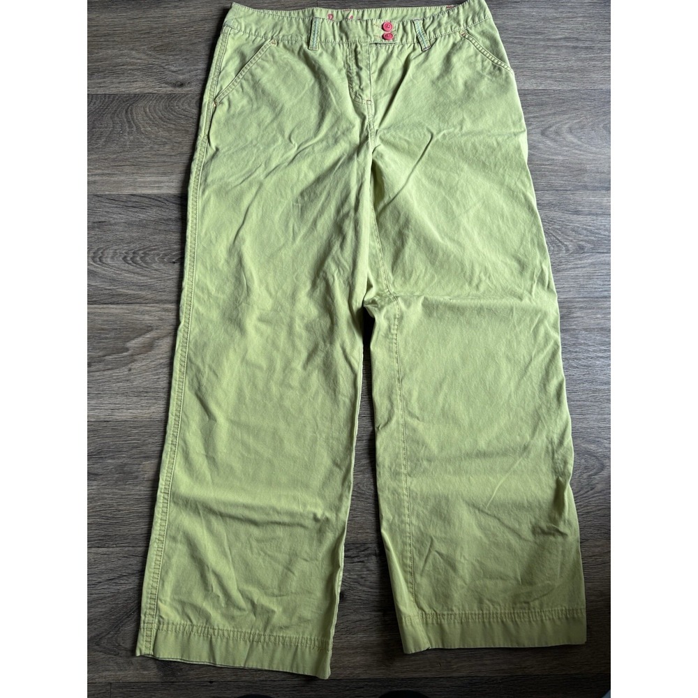 BODEN Women's Lime‎ Green Chino Pants Trousers Size US 12 R